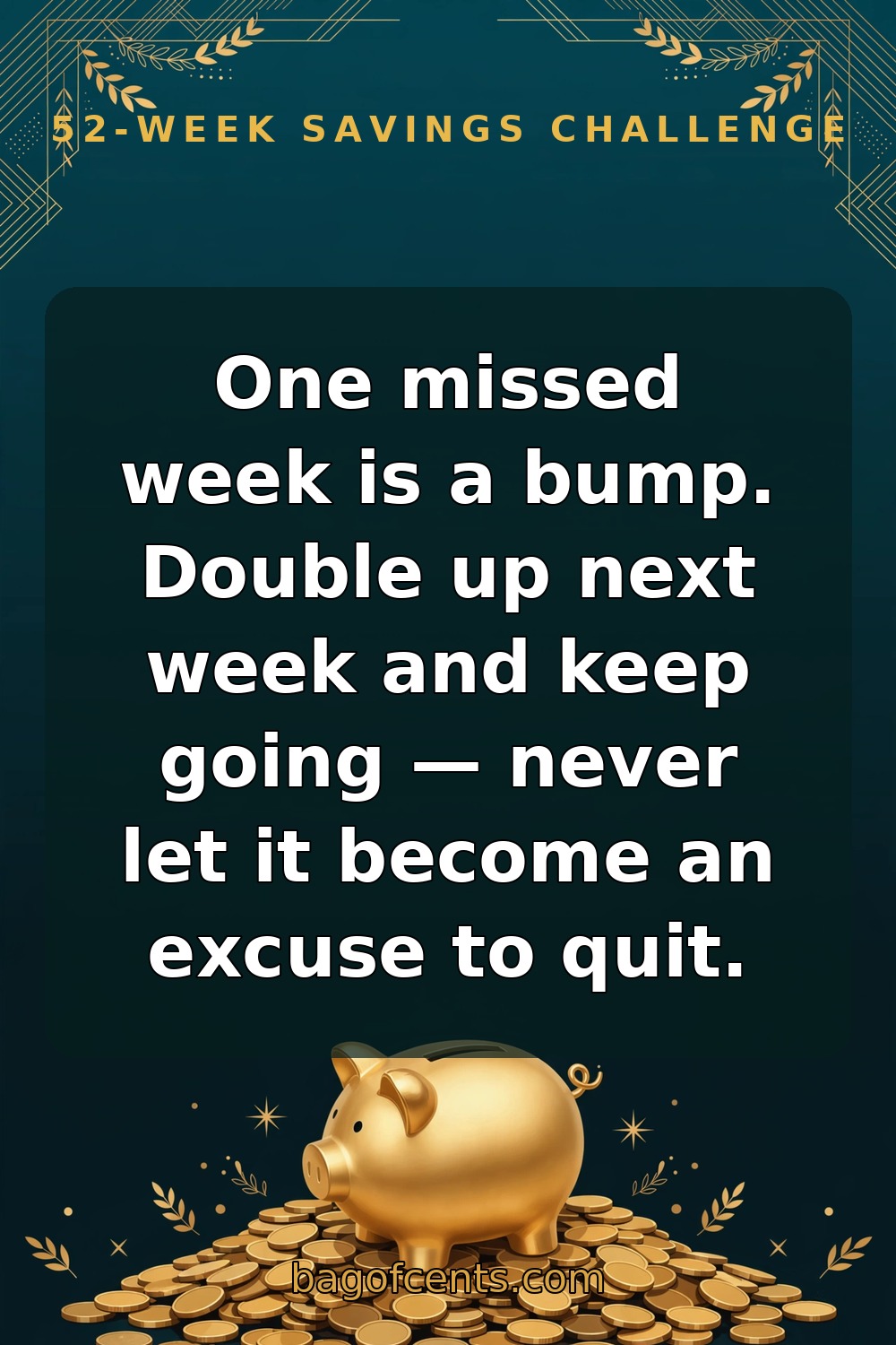 52-Week Savings Challenge tips to finish strong