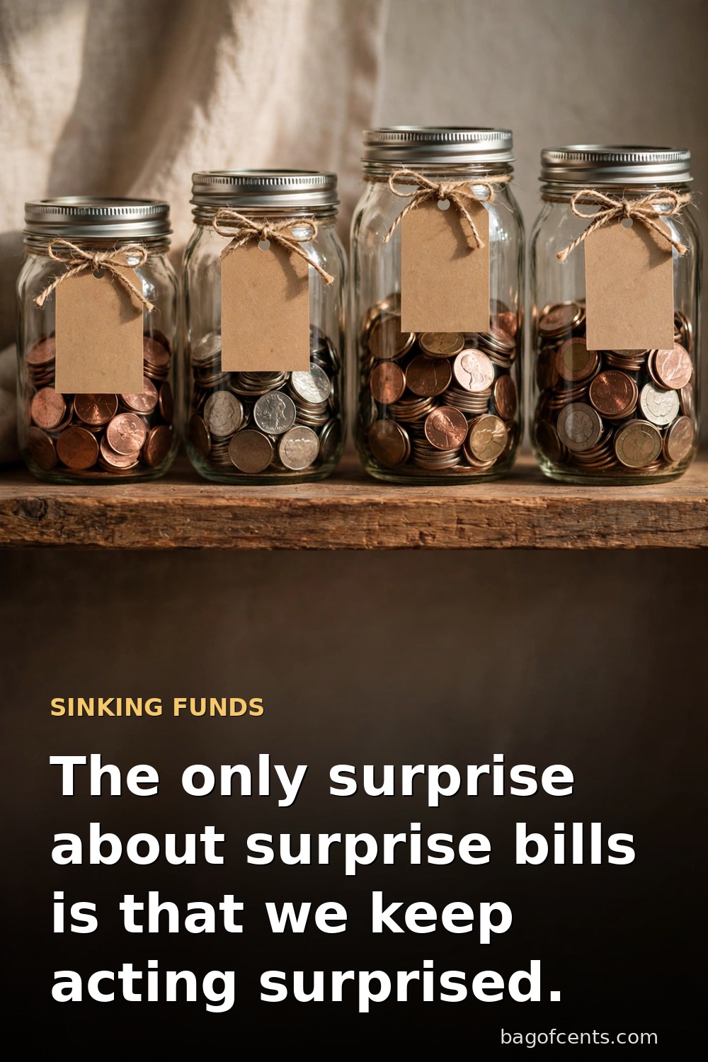 The only surprise about surprise bills is that we keep acting surprised — sinking funds