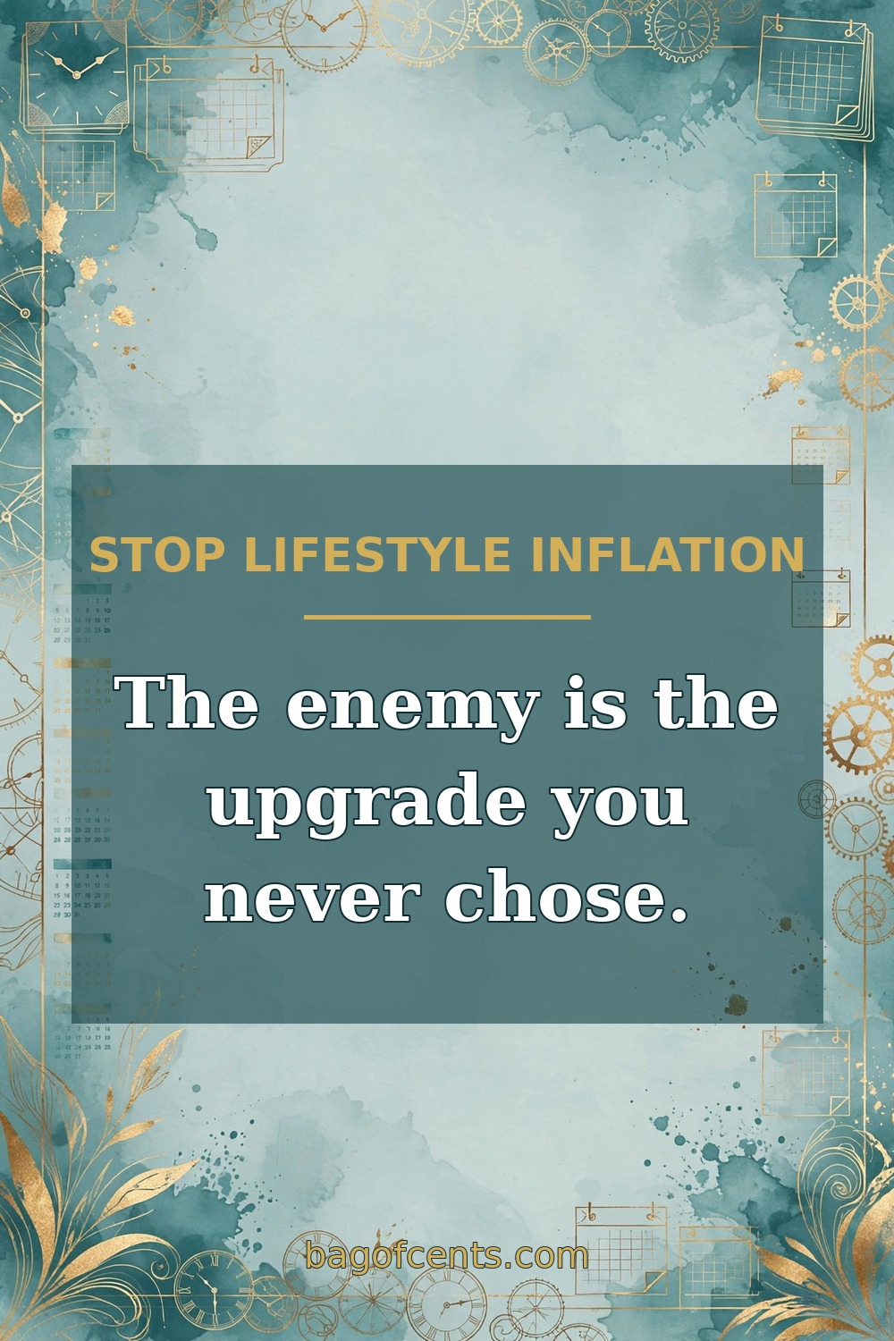The enemy is the upgrade you never chose